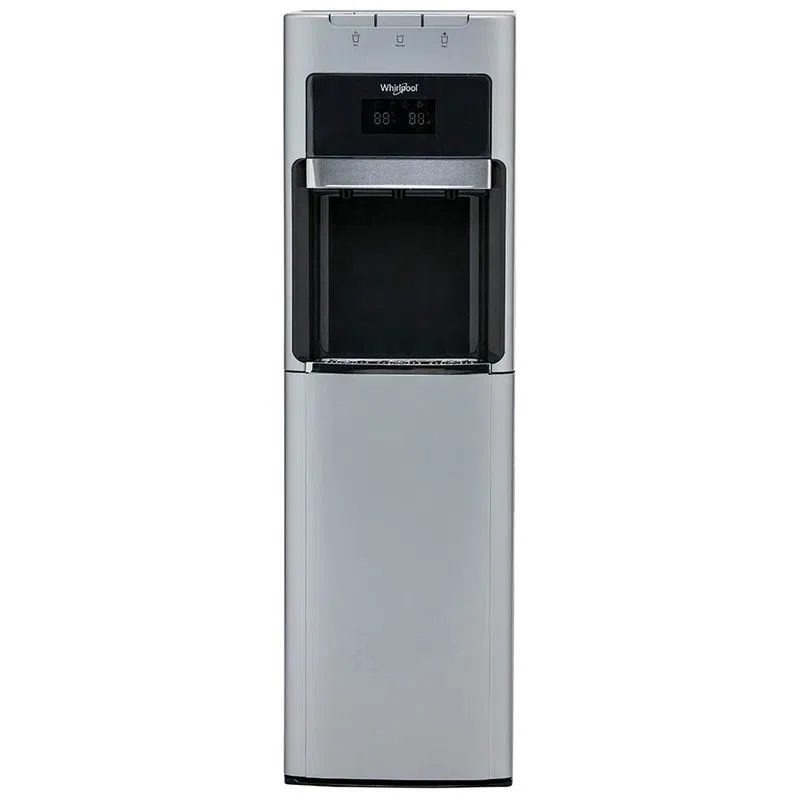 Dispensador De Agua Whirlpool Agua Fria Caliente Y Ambiente Plateado
