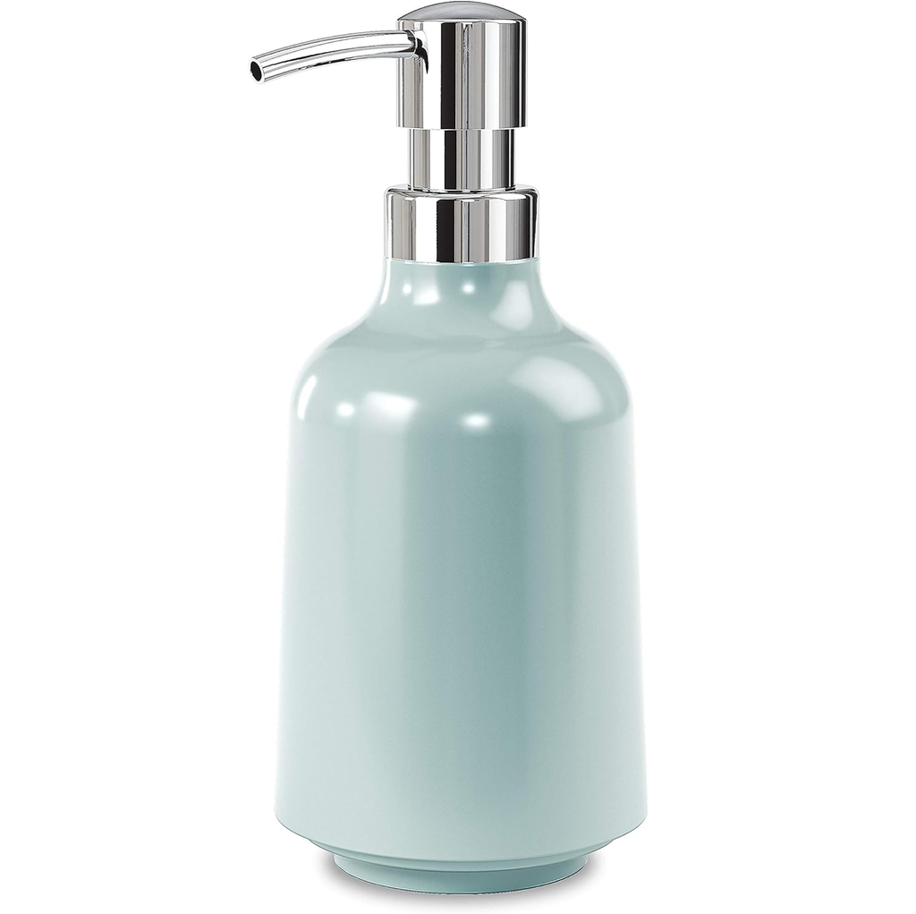 Dispensador De Jabon Umbra Step Turquesa