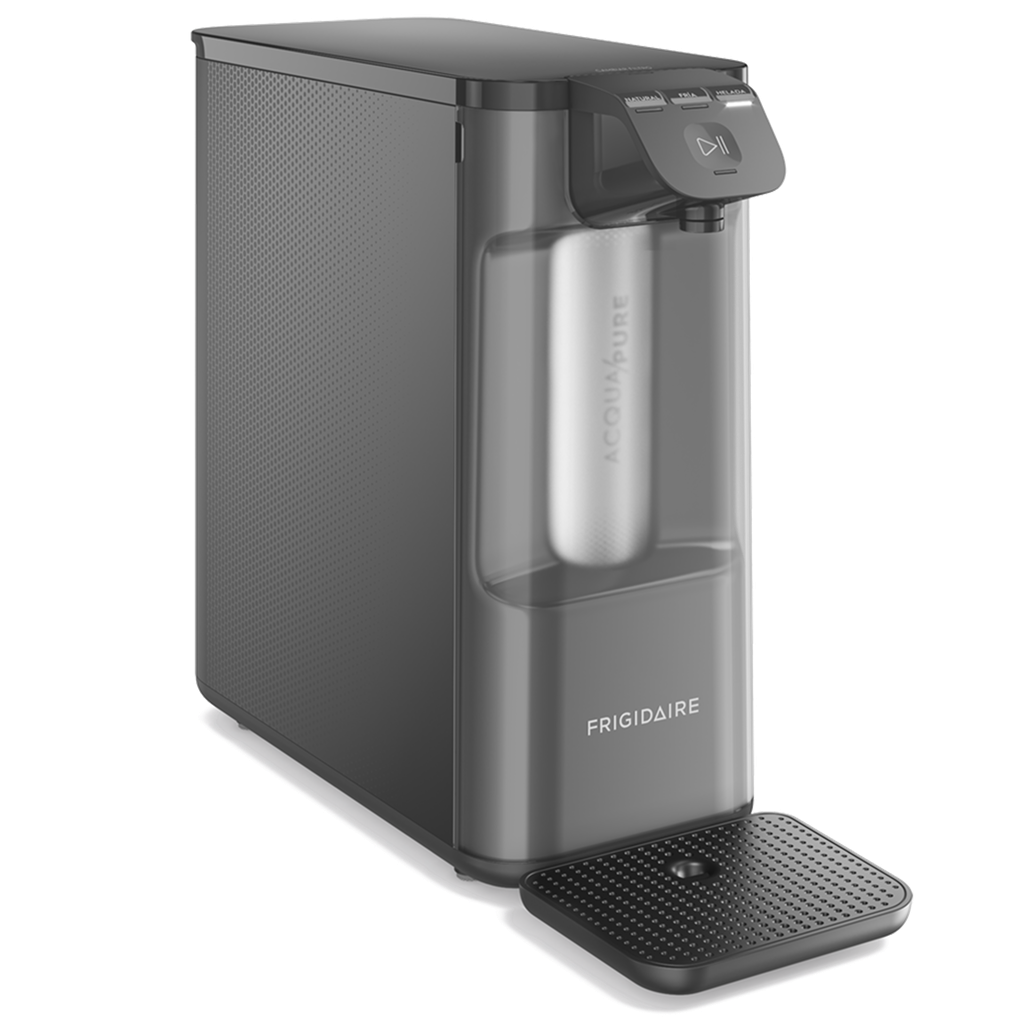 Dispensador Y Purificador De Agua Frigidaire Power Jet Con Enfriamiento Electronico Gris