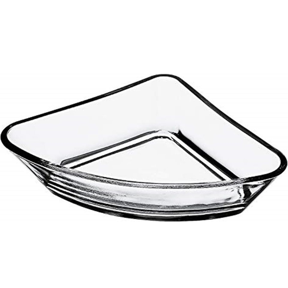 Juego De Bowls Pasabahce Arte Triangular 6 Pzas 11.7 Cm De Vidrio Transparente