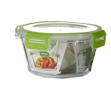 Envase Pasabahce Storemax 2.320 Ml De Vidrio Transparente Y Verde