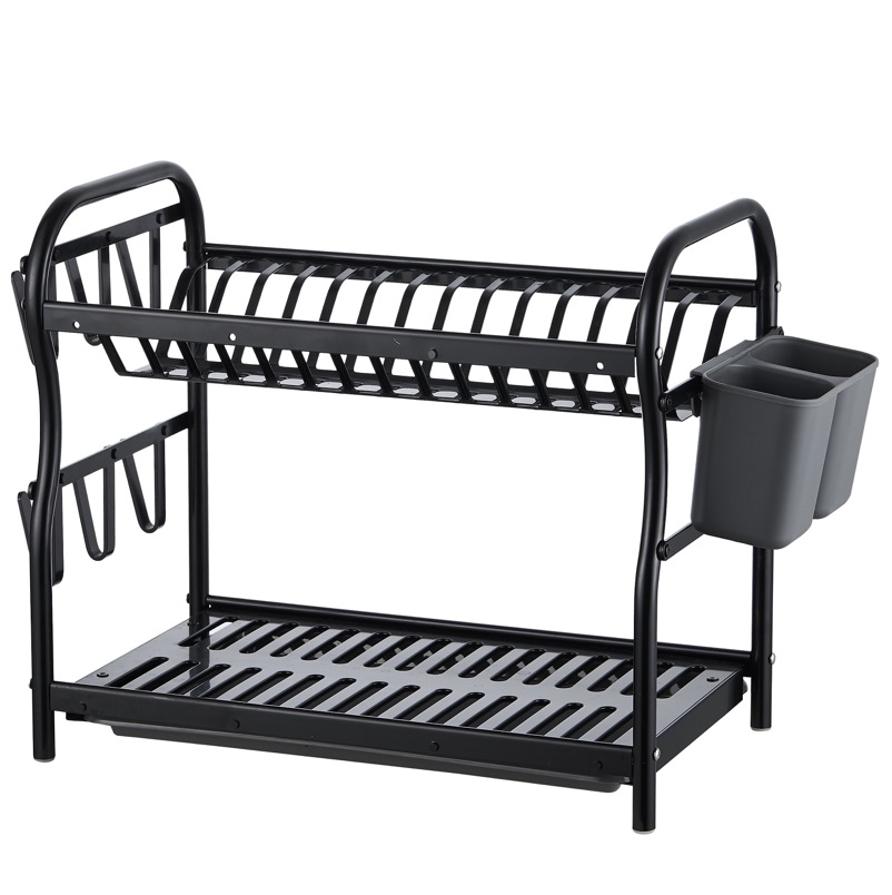 Escurridor De Platos Kennedy 2 Niveles Negro