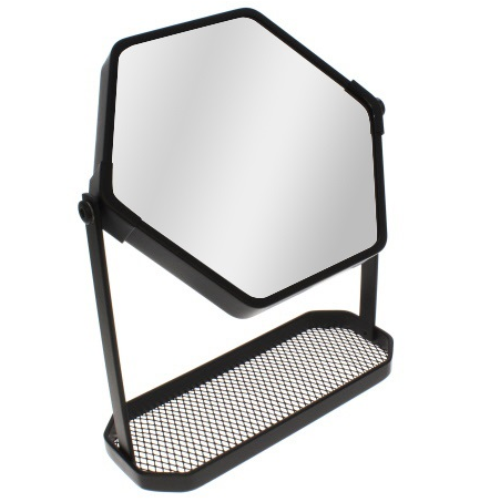 Espejo Carrington De Mesa 15X15 Cm Negro