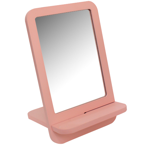 Espejo Ideal Furniture De Mesa 13X18 Cm Rosado