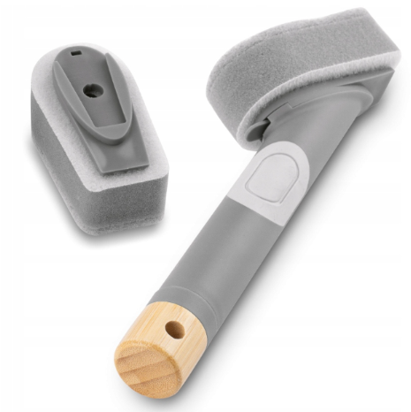 Esponja Kennedy Con Dispensador De Jabon 2 Pzas Gris