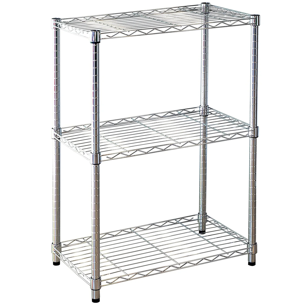 Estante Organizador Kennedy 3 Niveles Ajustable Plateado