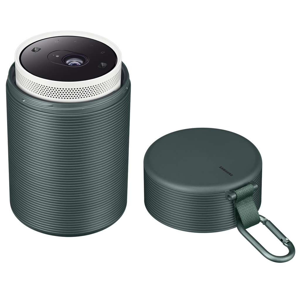 Estuche Para Proyector The Freestyle Samsung Compacto De Transporte Verde Oscuro