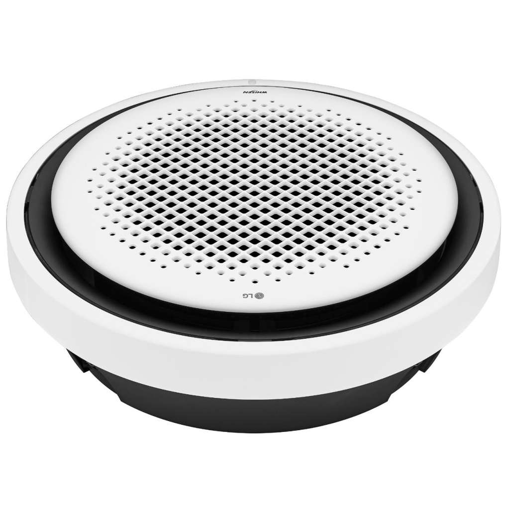 Evaporador Aire Industrial Cassette 60000 Btu LG Inverter Redondo Con Control 220V Blanco