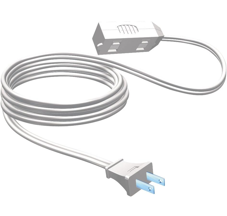 Extension De Corriente Stanley 4.6 Mts Polarizado 3 Tomas Blanco