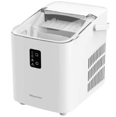 Fabricador De Hielo Hisense 12 Kg/Dia Portatil Silencioso Blanco