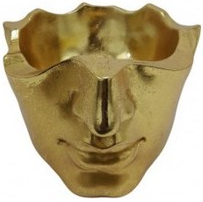 Figura Centro Rostro Home Accents 21 Cm Dorado