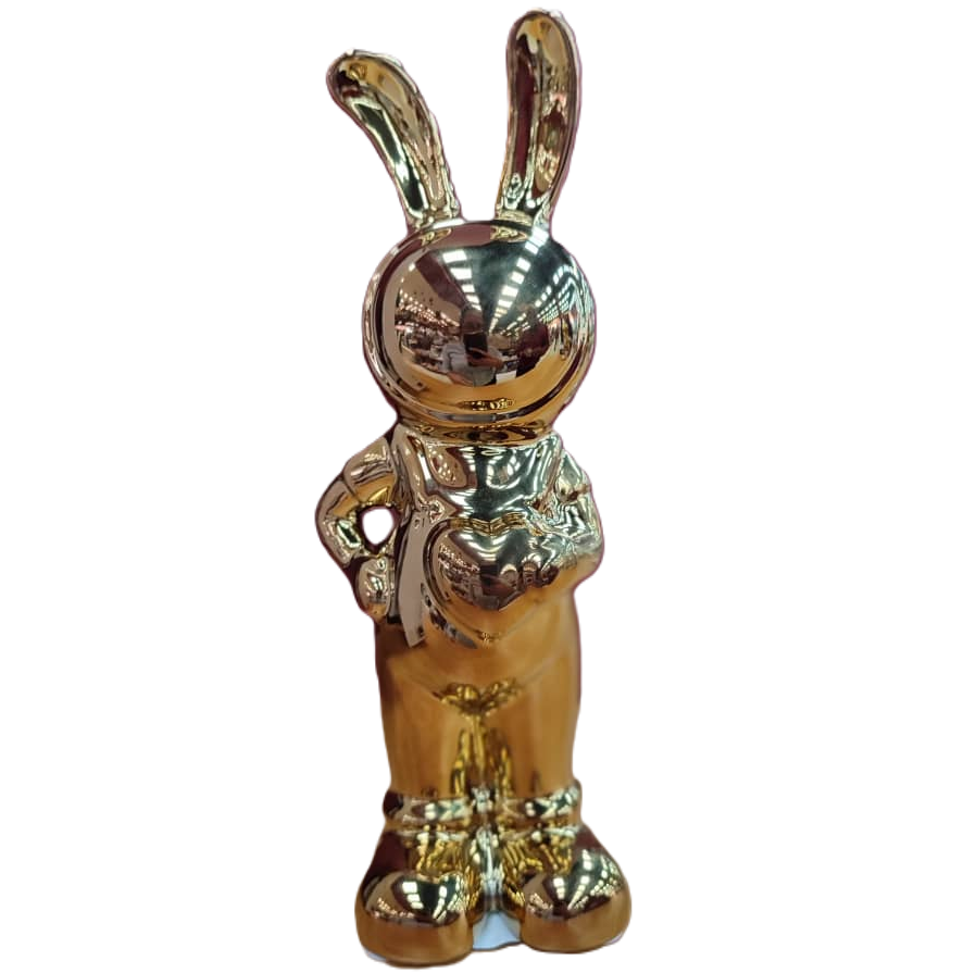 Figura Conejo Casabella Living Dorado