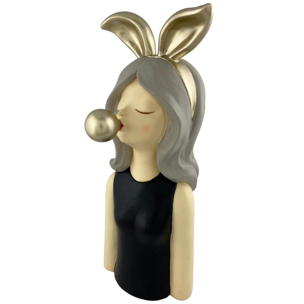 Figura Dama Con Bubble Gum Concepts 32.5 Cm