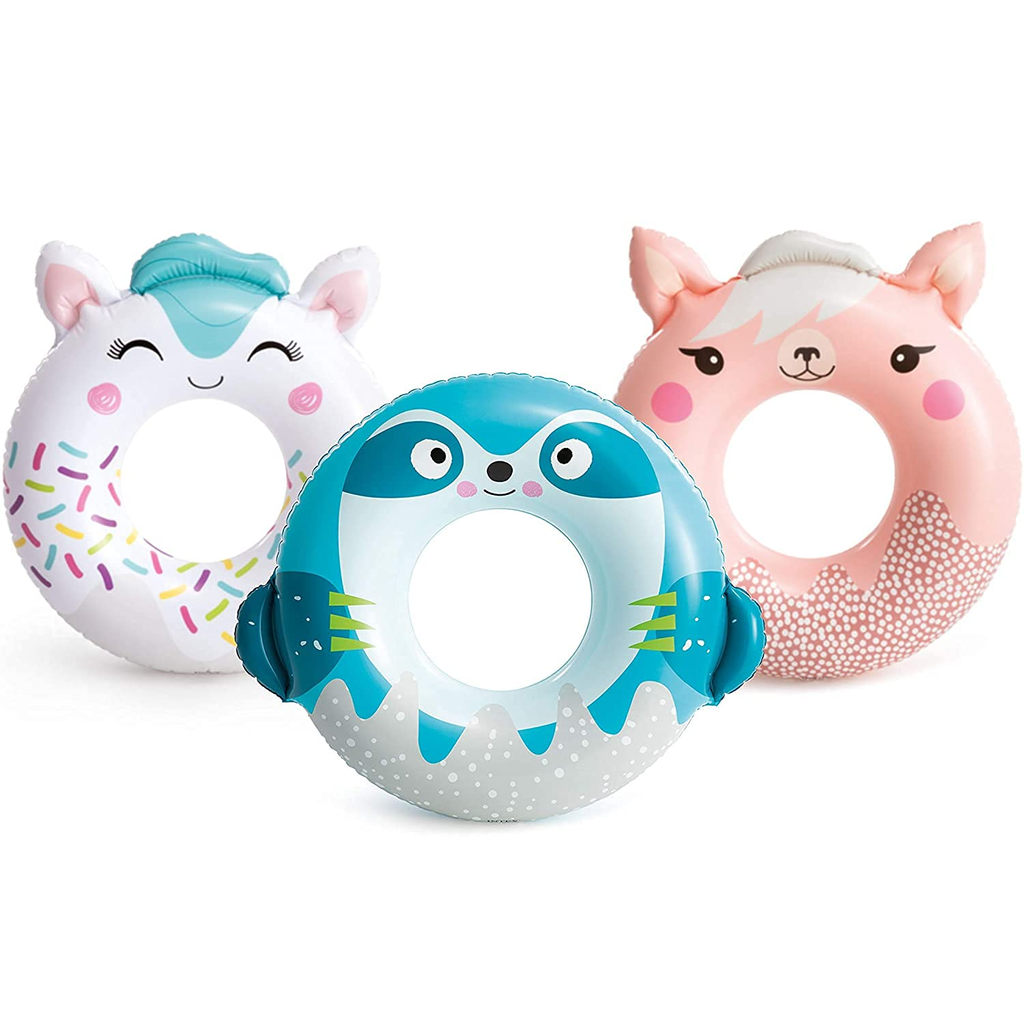 Flotador Inflable Intex Animales 76 Cm Multicolor