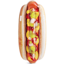 Flotador Inflable Intex Forma De Hot Dog 180x89 Cm Multicolor