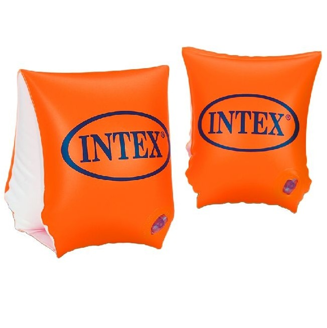 Flotador Inflable Intex Para Brazo Niños De 3-6 Años Naranja