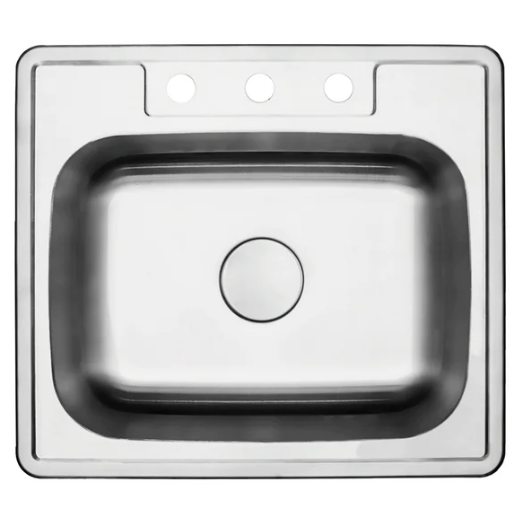 Fregadero Hive 63 Cm 1 Tipo Colmena Tina Sobre Tope Acero