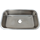 Fregadero Lecappe 80 Cm 1 Tina Bajo Tope Acero