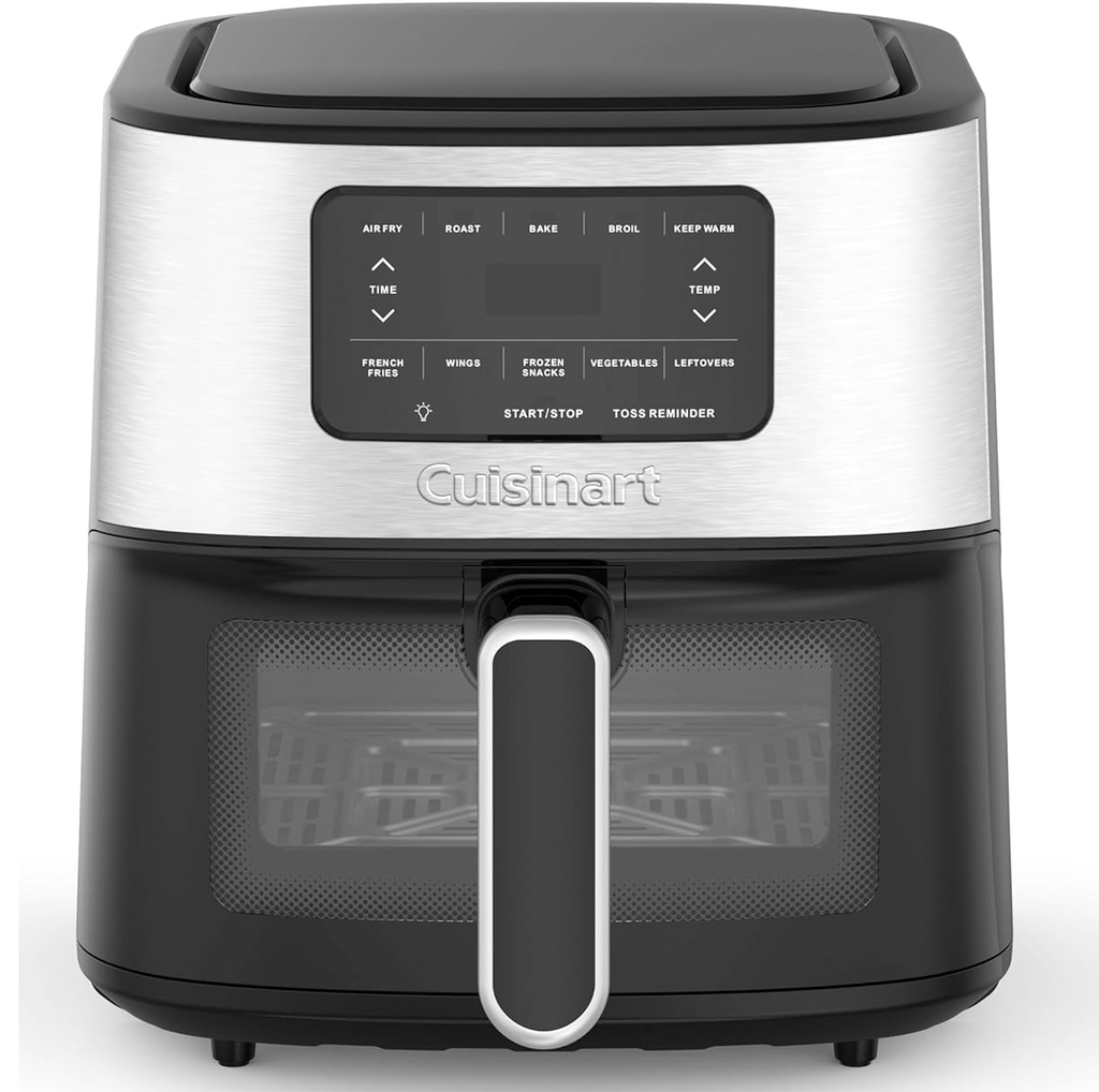 Freidora De Aire Cuisinart 5.6 Lts Frie Asa Y Hornea 5 Ajustes Negro