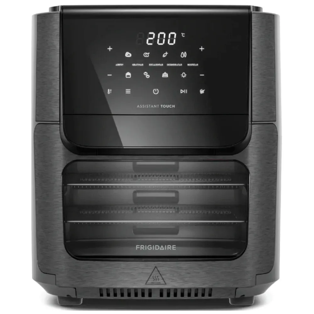 Freidora De Aire Frigidaire 12 Lts 5 En 1 Con Pantalla LED Y Funcion De Girar Negro