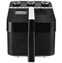Freidora Dual Kalorik De Aire Y Aceite 2.8 Lts Con Perillas Negro