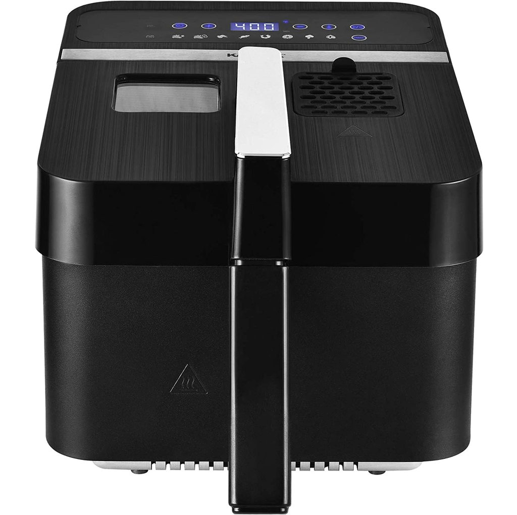 Freidora Dual Kalorik De Aire Y Aceite 2.8 Lts Digital Negro