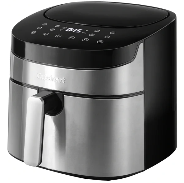 Freidora De Aire Cuisinart 7.2 Lts 8 Funciones Preprogramadas Plateado Y Negro
