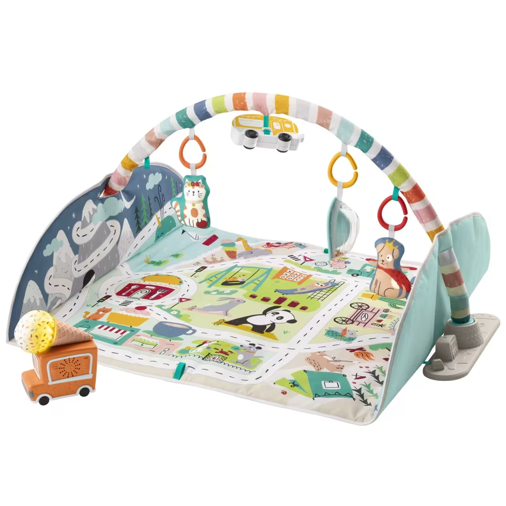Gimnasio Fisher Price Para Bebes Con Musica Y Acc Multicolor