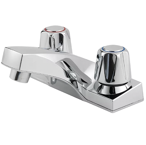 Grifo De Lavamano Pfister Doble Manilla Plateado