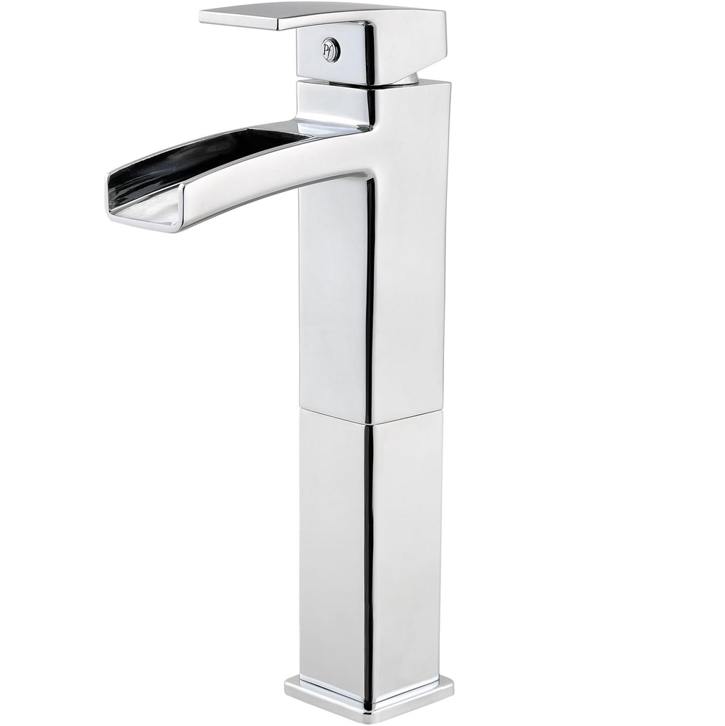 Grifo De Lavamano Pfister Kenzo Monomando Cuello Largp Plateado