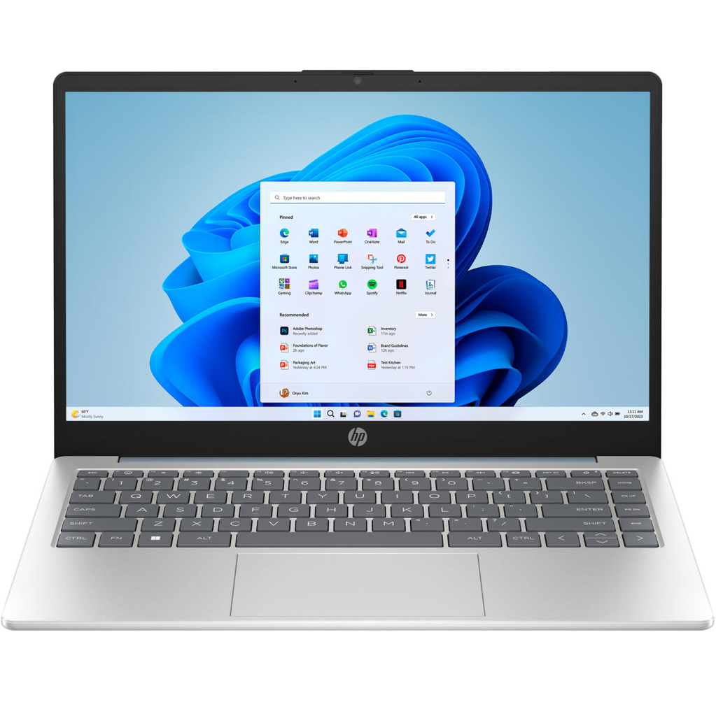 Laptop Hp 14" Intel Core I3-N305 8Gb Ram/256Gb Ssd Plateado