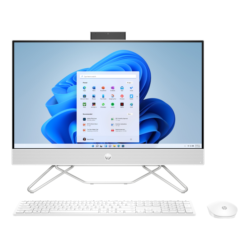 Computadora Hp 23.8" FHD 8Gb Ram/512Gb Ssd Intel Core I5-1235U Blanco