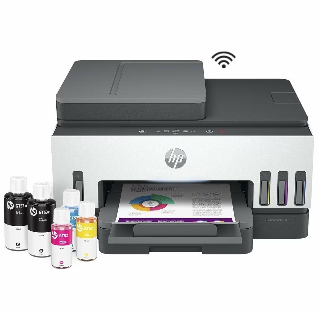 Impresora Multifuncional Hp Tank 790 Inalambrica Smart De Inyeccion Blanco