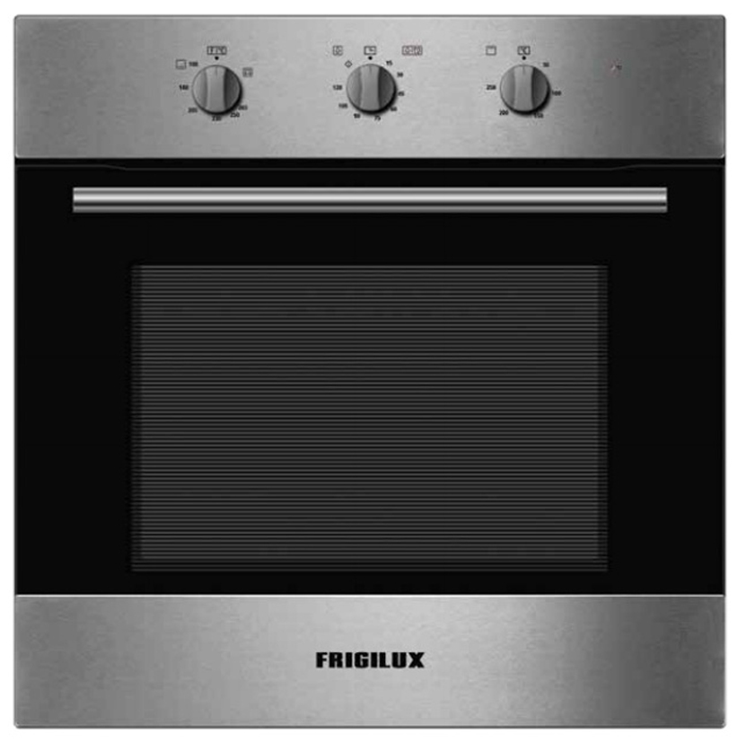 Horno A Gas 60 Cm Frigilux Con Grill Electrico Y Rostizador Acero