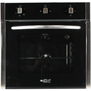 Horno A Gas 60 Cm Gplus Con Gira Asador Negro
