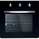 Horno A Gas 60 Cm Royal Empotrable Con Grill 110V Negro De Lujo