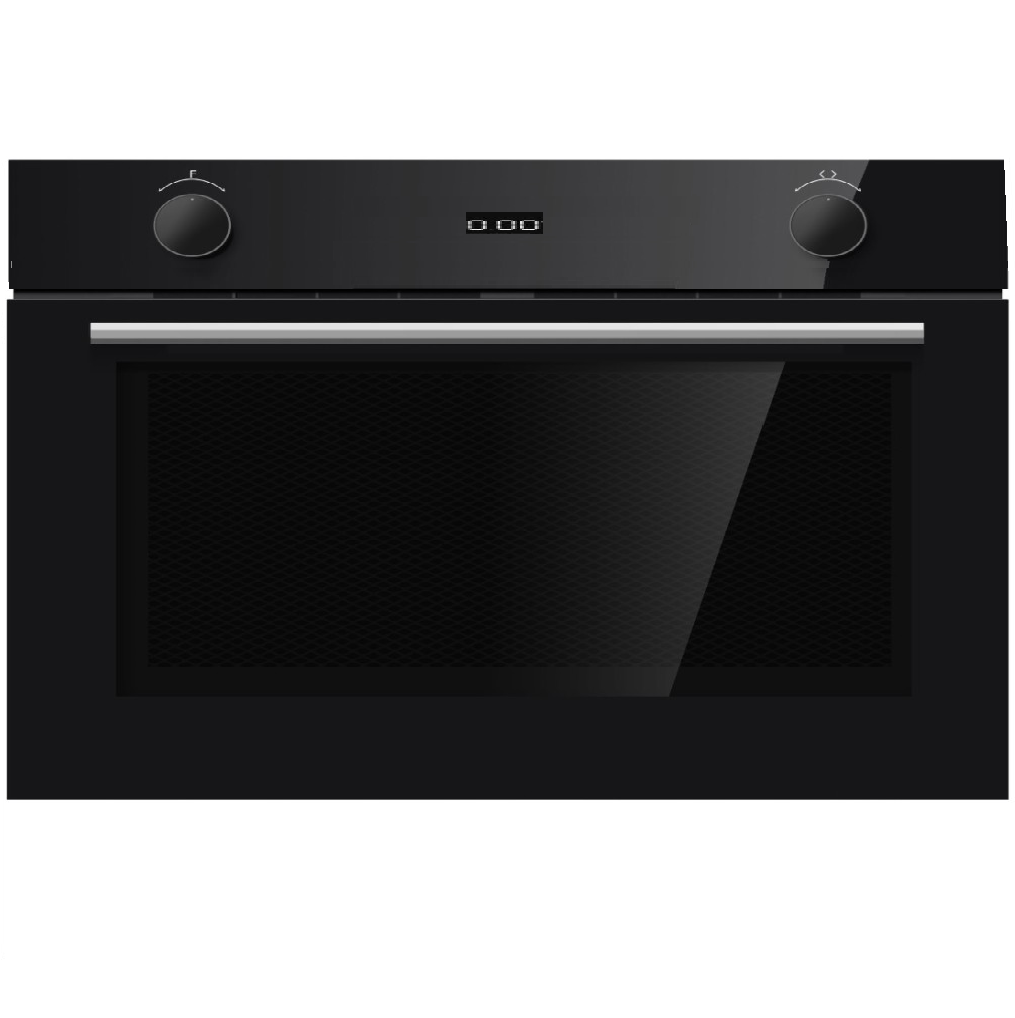 Horno Electrico 60 Cm Fulgor A Vapor Digital Vidrio Negro