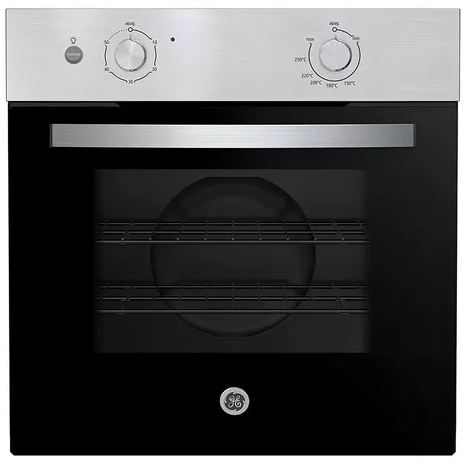 Horno Electrico 60 Cm GE Vidrio Negro Acero