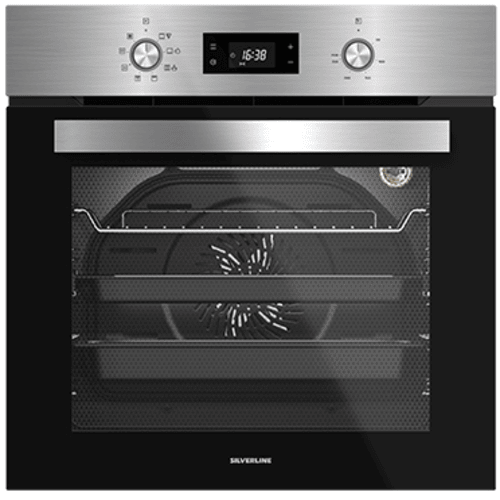 Horno Electrico 60 Cm Silverline Conveccion De Acero