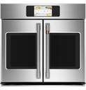 Horno Electrico 76 Cm Cafe Puertas Francesas Smart Conveccion Acero De Lujo