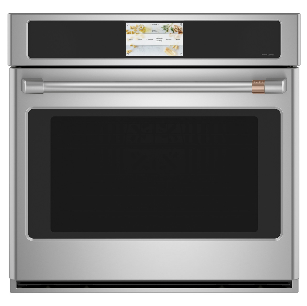 Horno Electrico 76 Cm Cafe Smart De Conveccion Coccion De Precision Pantalla Tactil Acero