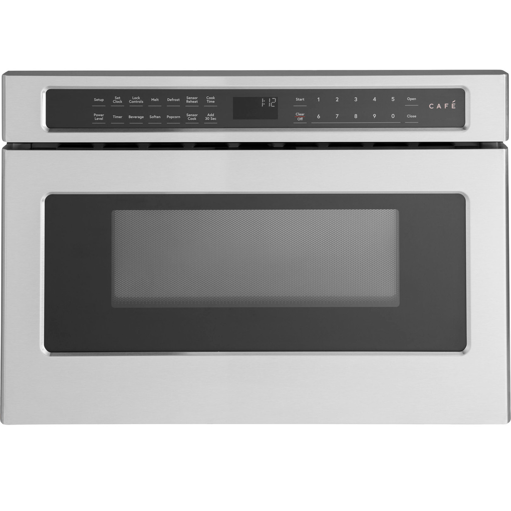 Horno Microondas Empotrable 1.1 Pies Cafe 60 Cm Tipo Cajon Coccion Por Sensor Control Tactil Acero