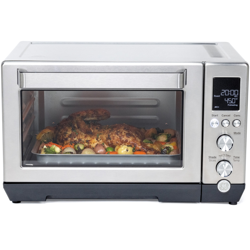 Horno Tostador GE Quartz 7 En 1 De Conveccion Acero