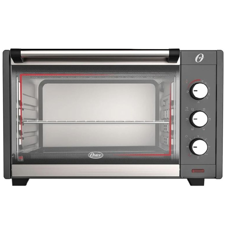 Horno Tostador Oster De 45 Lts 4 En 1 De Conveccion Gris Oscuro