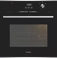 Hornos A Gas 60 Cm Tecnolam Turbo Gas Negro De Lujo