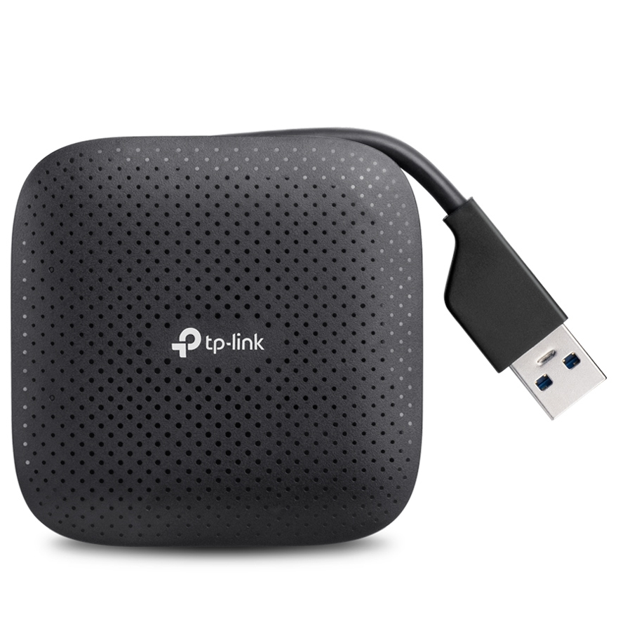 Hub Portatil Tp-Link 4 Puertos Usb 3.0 5 Gbps Negro