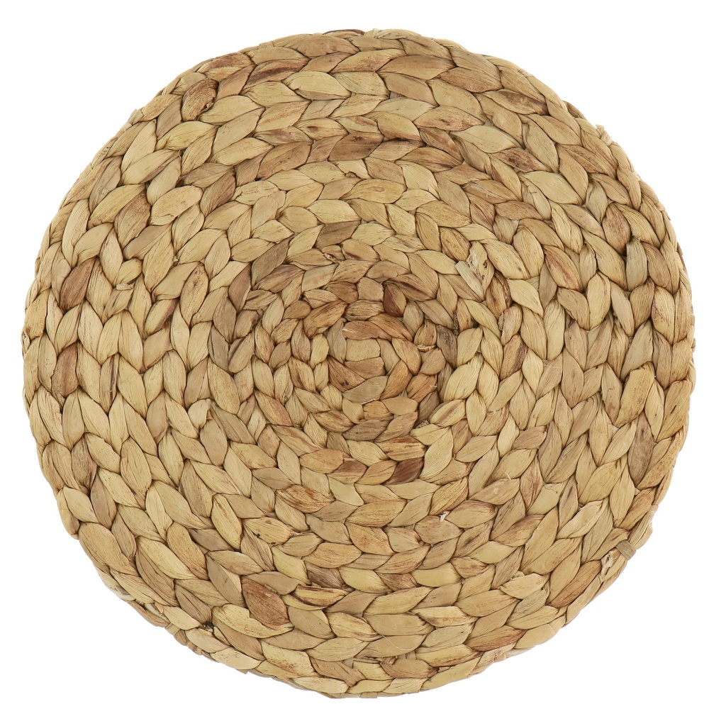 Mantel Individual Gibson Home Circular Tejido 36 Cm Marron