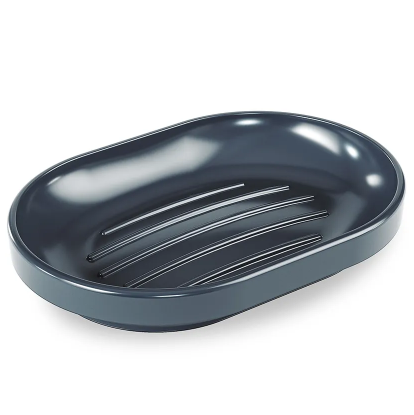 Jabonera Umbra Step Ovalada Azul