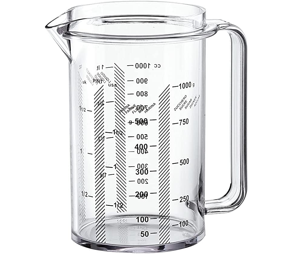 Jarra Medidora Guzzini 1 Lt Transparente 