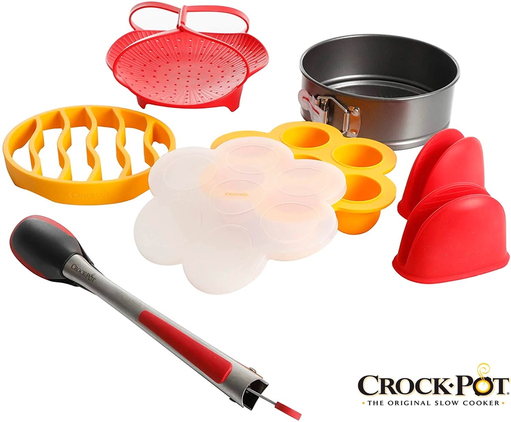 Juego De Utensilios Crock Pot Express Essentials Para Olla De Coccion Lenta